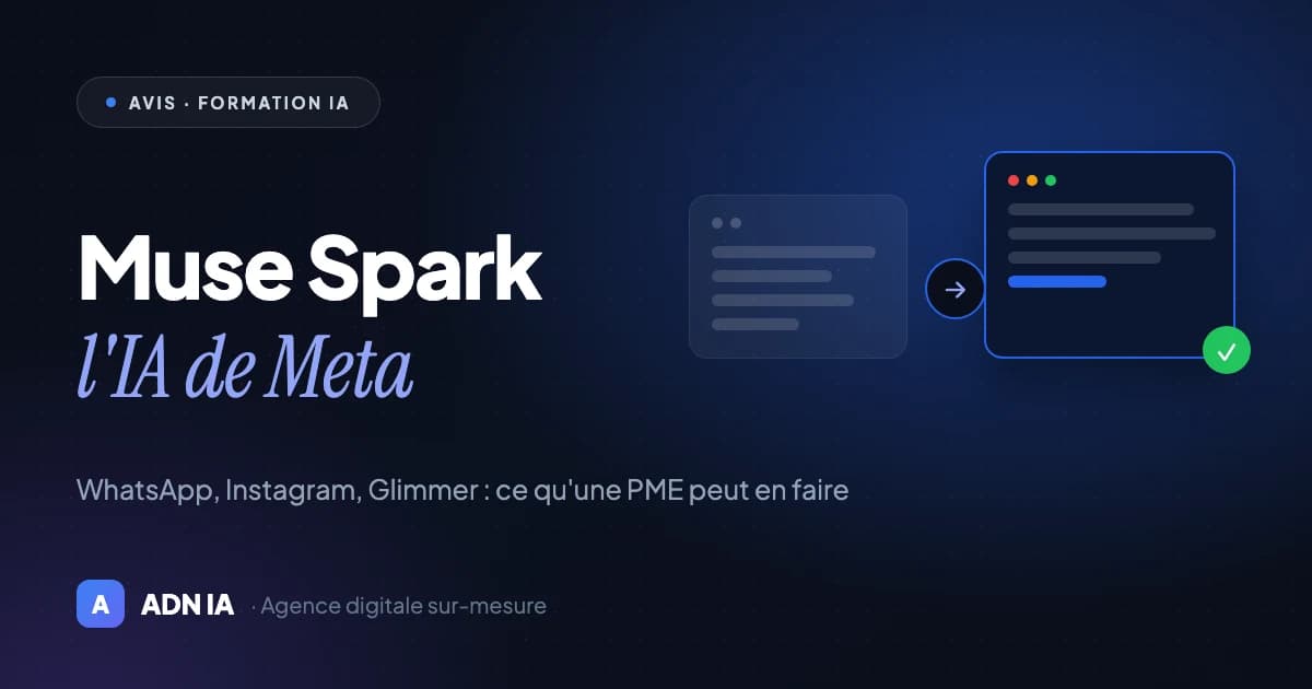 Muse Spark : le modèle IA de Meta, où le trouver, version 1.3, Glimmer et RGPD (avis 2026) Muse Spark : le modèle IA de Meta, où le trouver, version 1.3, Glimmer et RGPD (avis 2026)